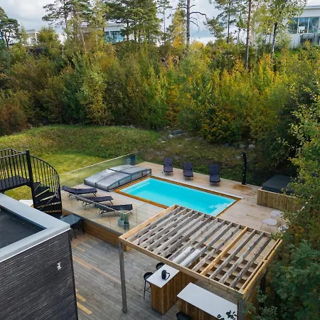 Funkisdrom With Pool By Beautiful Hvaler * Sarpsborg